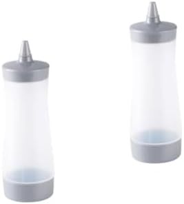 2-Piece 350ml Condiment Dressing Dispenser Reusable Kitchenware for Every Day Use