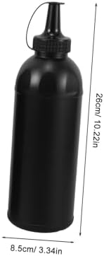 4pc 900ml Squeeze Bottle Set with Lid Multi-Use