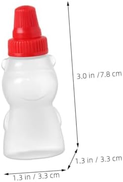 Cabilock 8 Pack Mini Bear Condiment Bottles 1