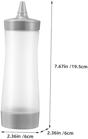 MERRYHAPY 2-Pack Leakproof Salad Dressing Squeeze Bottles