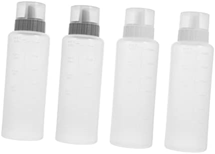 Safe Leak-Proof Squeeze Bottles for Dressing Sauce 350ml x4