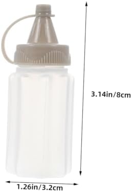 12-Pack Leak-Free Condiment Squeeze Bottles