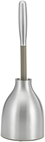 Polder - Compact Stainless Steel Toilet Plunger Caddy
