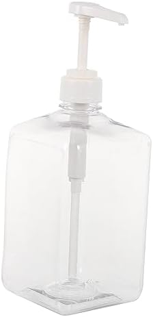 Cabilock 1600ml Transparent Plastic Syrup Dispenser