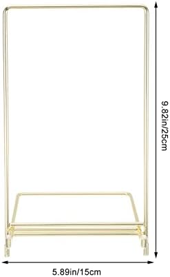 Minimalist Recipe Holder Art Display Stand Stainless Steel Table Stand