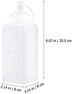 Hemoton 2-Pack Squeeze Sauce Bottles Kit of 2
