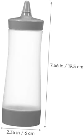 4-Pack Non-Deformable Squeeze Bottles Kitchen Essential Companion