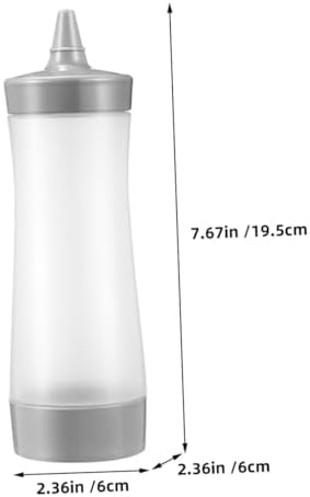 Sleek Set of 2 Condiment Squeeze Bottles