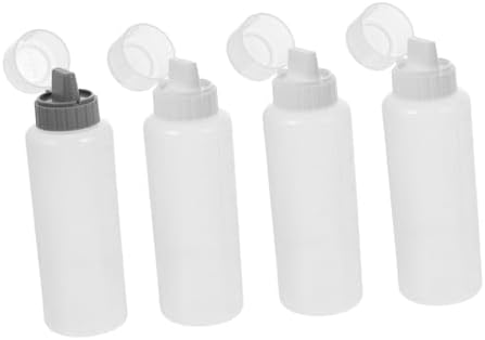 Premium Condiment Squeeze Bottles Set of 8