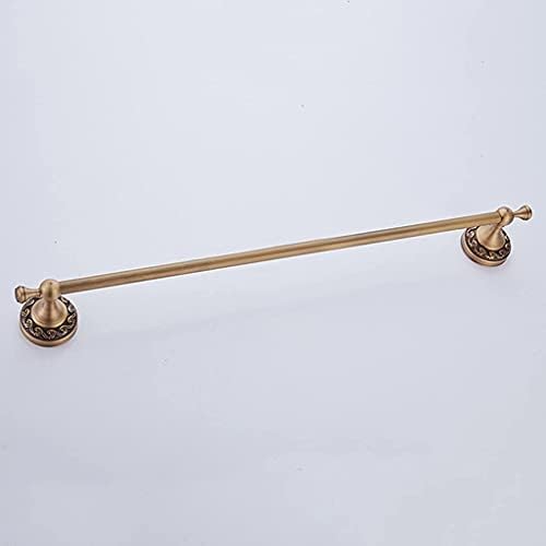Antique Single Pole Bath Towel Rack with Copper Finish