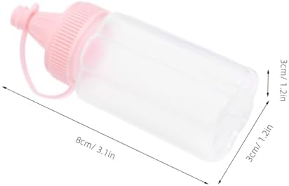 Cabilock Pink Mustard Squeeze Bottle for BBQ and Kitchen Use