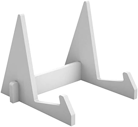 Sturdy White cookbook stand for kitchen