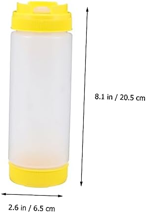 Cabilock Dual-Head Sauce Bottles - Portion Control No-Spill
