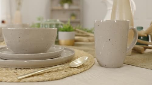 Perfect Shiny Speckled Western Country Style Dinnerware Set