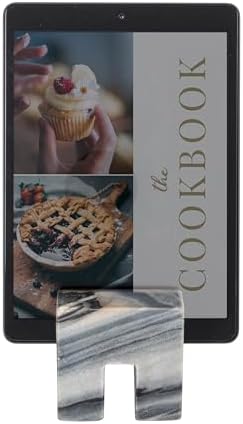 Creative Co-Op Gray Marble Cookbook Stand