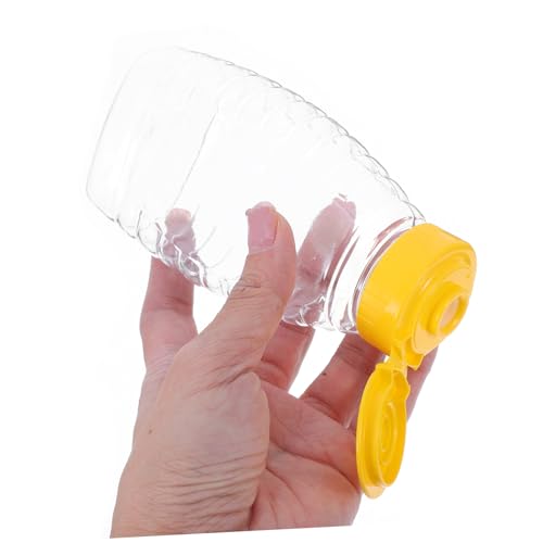 HAKIDZEL Reusable Honey Squeeze Bottles Leakproof Condiment Dispenser for Home and Parties