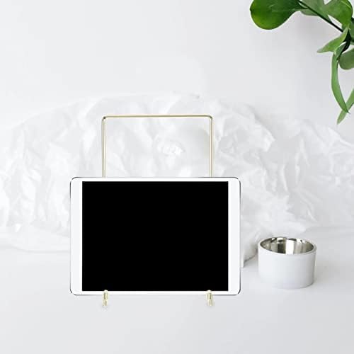 Minimalist Recipe Holder Art Display Stand Stainless Steel Table Stand