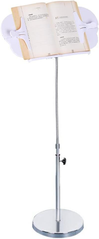 UHRLGHSAdjustable Durable Floor Stand for Books Cookbooks
