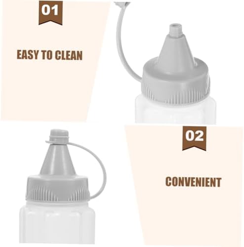 Luxshiny 8-Piece 30ml Squeeze Bottles