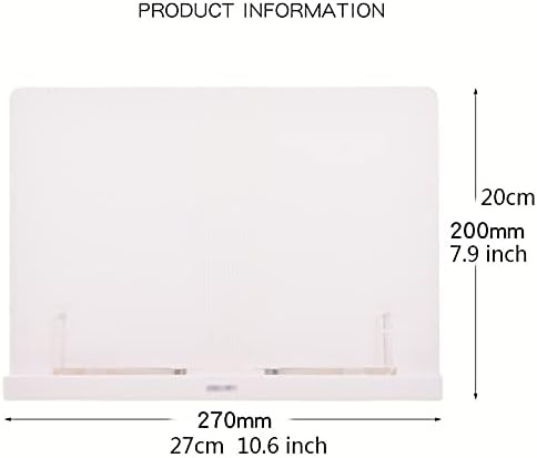 Yuidaaavzz Portable Pink 11x8 Book Stand
