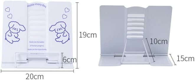 Adjustable Metal Book Stand Portable Reading Rack