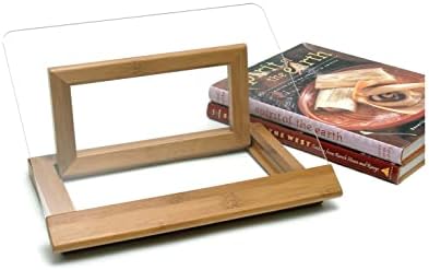 Lipper International 8815 Bamboo Wood and Acrylic Cookbook Holder