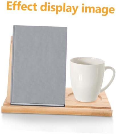 Sturdy Wooden Triangle Book Holder for Home Office