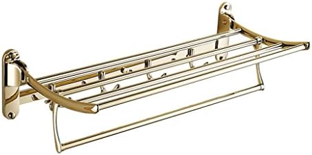 Your Bathrooms Best Elegant Golden Folding Towel Rack