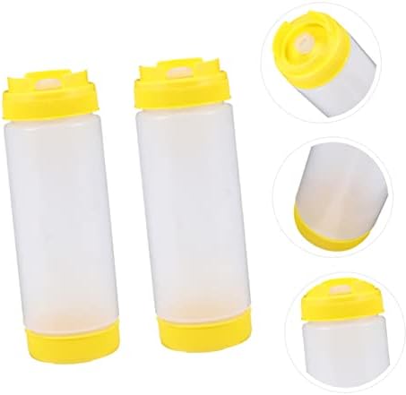 Cabilock Dual-Head Sauce Bottles - Portion Control No-Spill