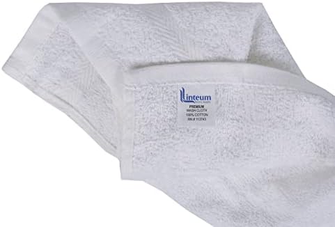 Linteum Face Towel Set 12x12 Inch Soft Cotton 24 Pack
