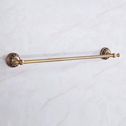 Antique Single Pole Bath Towel Rack with Copper Finish