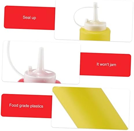 12-Piece Compact Squeeze Bottles for Kitchen Needs