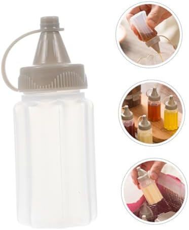 12-Piece Reusable Squeeze Bottles Set Mustard Syrup dispense Leak-Free Design