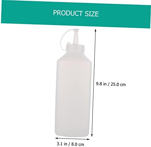 Cabilock Mini Ketchup Bottles for Pack of 2 Squeeze Condiment Bottles