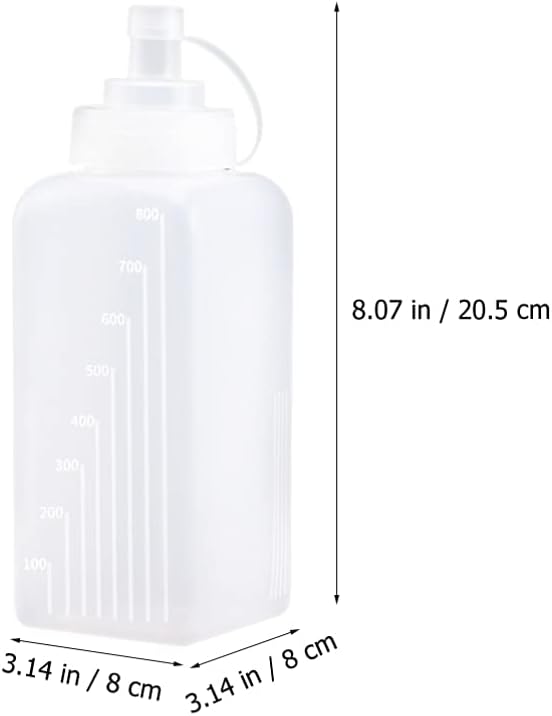 Hemoton 2-Pack Squeeze Sauce Bottles Kit of 2