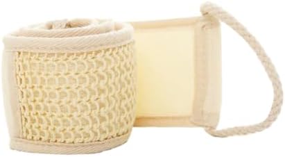 Beige Exfoliating Bath Towel