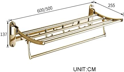 Your Bathrooms Best Elegant Golden Folding Towel Rack