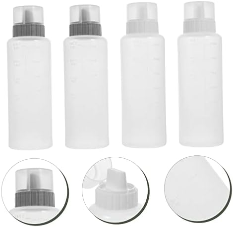 Safe Leak-Proof Squeeze Bottles for Dressing Sauce 350ml x4