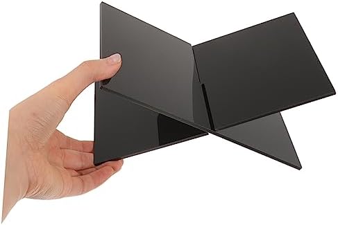 Childrens Bookshelf Holder - Black and Modern Acrylic