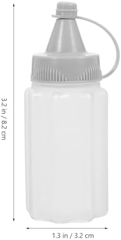 PrettyZoom Squeeze Necessary bottles-Reusable condiment jarPress bottle-Adjustable Size