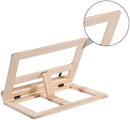 Eco-Friendly Wooden Reading Rack