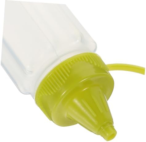 4 Pack Condiment Squeezing Bottles for Salad Dressing Olive Oil Mustard