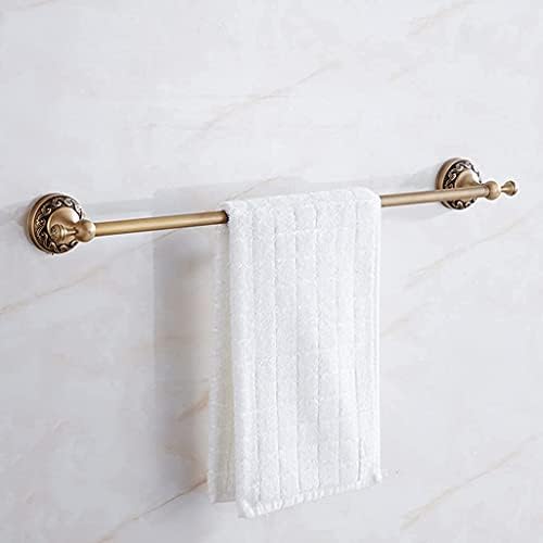 Antique Single Pole Bath Towel Rack with Copper Finish