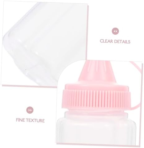 Cabilock Pink Mustard Squeeze Bottle for BBQ and Kitchen Use