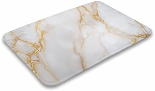 Pale Colours Marble Texture Bathroom Door Rug Mat