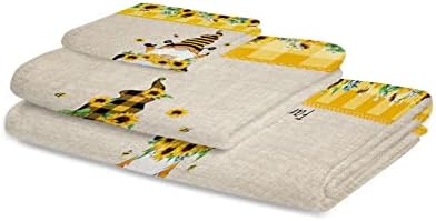 SEVENBABU Bath Towels Set of 3 Soft Absorbent Lightweight