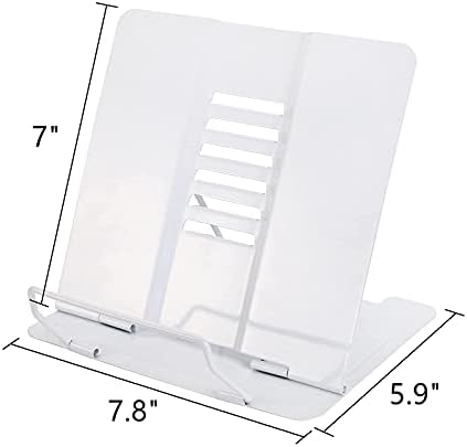 Adjustable Metal Desk Book Stands for Reading Comfort