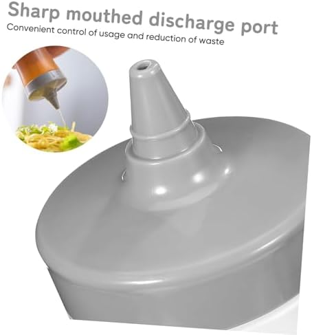 OKUMEYR Premium 4Pcs Condiment Squeeze Bottles Set