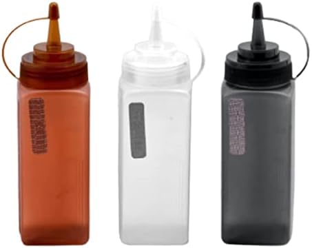500ml BPA-Free Condiment Squeeze Bottles 2-Pack