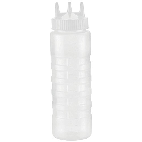 HUBERT 24 oz Clear Plastic Squeeze Bottle